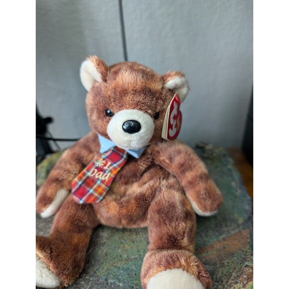 Other - Pappa the Bear – TY Beanie Baby – MWMT – 2004 – Retired – “Dad” Tie
